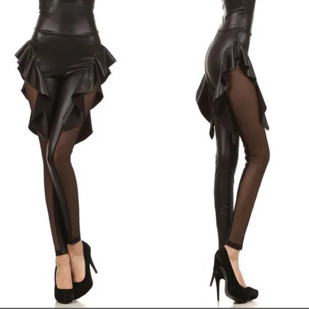 Akira Nwt  Ruffle See Through Pants Size Says 1x But Run Small!!